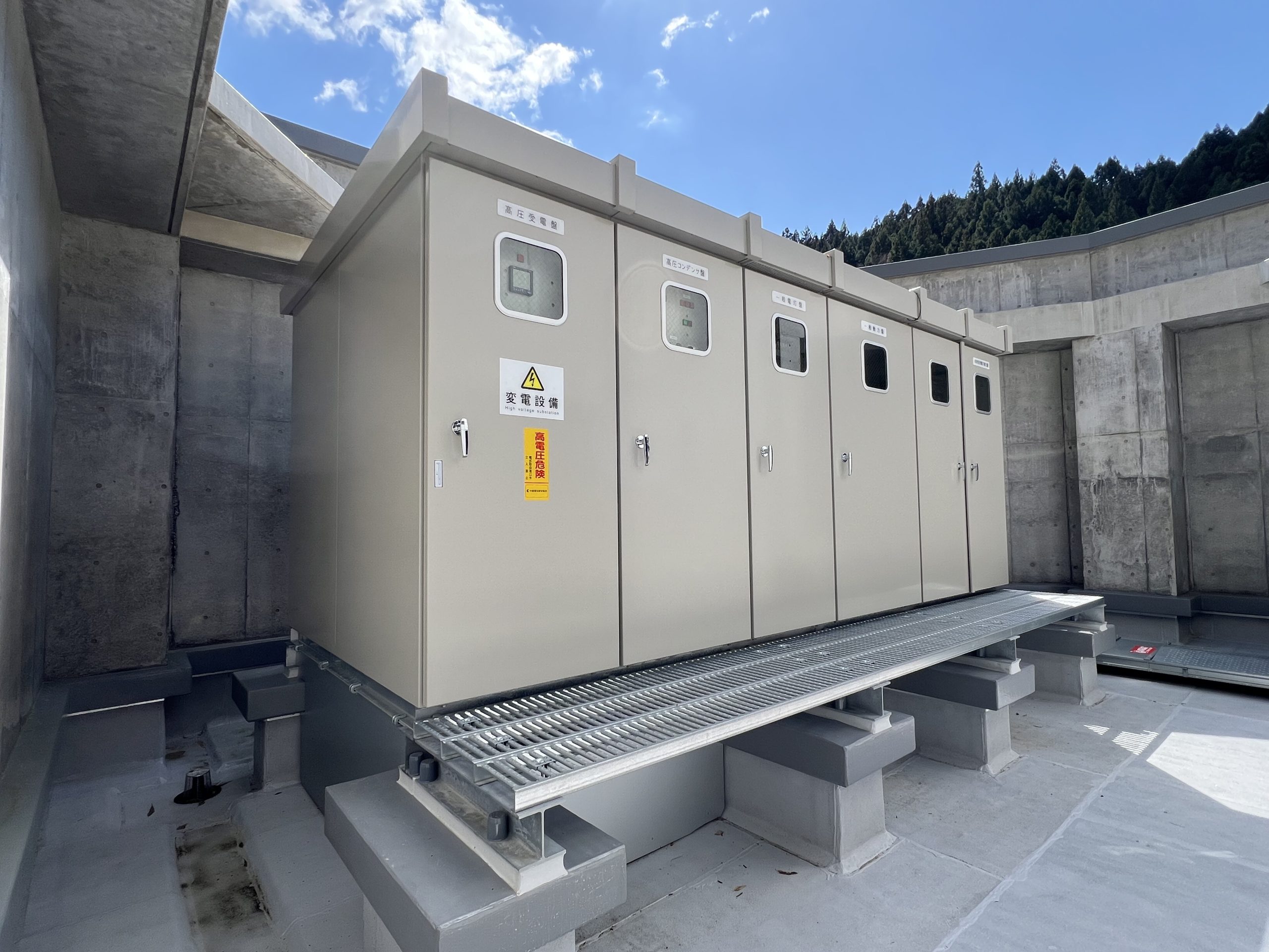 川根本町斎場 受変電設備工事